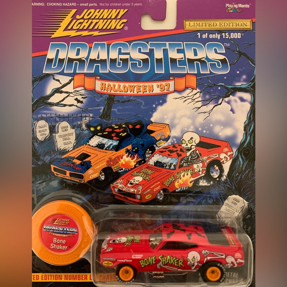 Johnny Lightning Dragsters Halloween ‘97 Bone Shaker